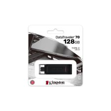 Kingston Pendrive, 128GB, 80 USB-C, KINGSTON &quot;DataTraveler 70&quot; pendrive