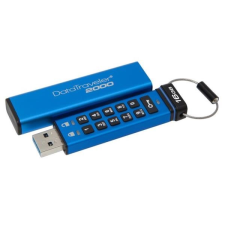 Kingston Pendrive, 16GB, USB 3.0, Keypad, KINGSTON DT2000, kék (DT2000/16GB) pendrive