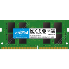Kingston, Samsung, Ramaxel, Micron, Hynix, HyperX, HP, Crucial, CSX 32GB DDR4 3200MHz laptop memória, beszerelési lehetőséggel memória (ram)