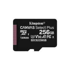 Kingston SDCS2/256GB memóriakártya MicroSDXC 256GB Canvas Select Plus 100R A1 C10 + Adapter memóriakártya