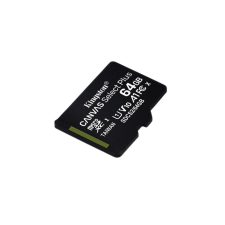 Kingston SDCS3/64GBSP 64GB microSD memóriakártya, UHS-I Speed Class, U1, V10 megfigyelő kamera tartozék