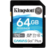 Kingston SDXC Canvas Go Plus 170R 64GB U3/V30 (SDG3/64GB)