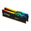 "KINGSTON TECHNOLOGY" Kingston Technology FURY Beast RGB 32 GB 2 x 16 GB DDR5 6400 MT/másodperc ECC (KF564C32BBEAK2-32)