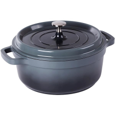 KingStyle fedővel, tapadásmentes felület, 4 l, szürke edény