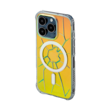 KINGXBAR PQY Crack Series MagSafe Apple iPhone 15 Pro holographic tok és táska