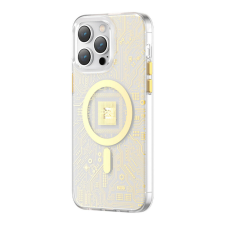 KINGXBAR PQY Geek MagSafe Apple iPhone 14 gold tok és táska