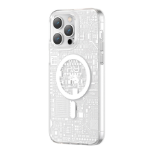 KINGXBAR PQY Geek MagSafe Apple iPhone 14 Pro Max silver tok és táska