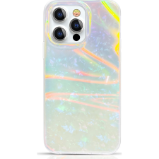 KINGXBAR Shell Series Luxury Elegáns Telefon Tok iPhone 13 Pro Pearl-Mint (6959003552860) tok és táska