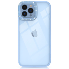 KINGXBAR Sparkle Series tok iPhone 13 Pro Max kristályokkal hátsó tok kék tok és táska
