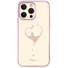 KINGXBAR Wish Apple iPhone 14 Pro pink tok és táska