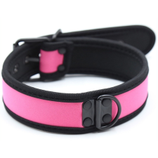kinky puppy Simply Puppy rózsaszín neoprén nyakörv bilincs, kötöző