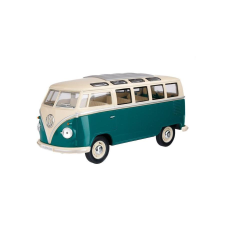 Kinsmart Makett autó, 1:32, VW Classic Bus, zöld-krém makett
