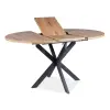  Kinyitható étkezőasztal GASTON 100(135)X100 cm, tölgy artisan dekor