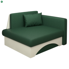  Kinyitható fotel, zöld/bézs, KUBOŠ NEW UNI bútor