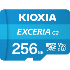 Kioxia Exceria G2 microSDXC U3 V30 100/50MB/s 256GB + adapter (LMEX2L256GG2) memóriakártya