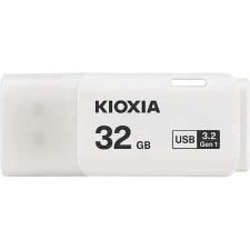 Kioxia USB Memória Kioxia Hayabusa U301, 32GB, USB 3.0, Fehér pendrive