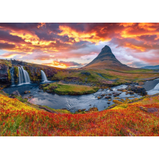  Kirkjufellsfoss Izlandi Vízesés Puzzle 500 darabos puzzle, kirakós