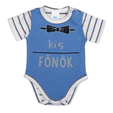  Kis főnök feliratos rövid ujjú baba body kombidressz, body