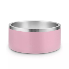  Kisállat speciális fém tál-18cm - Rózsaszín kutyatál