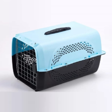  Kisállat szállító box -nagy méret - Szürke szállítóbox, fekhely kutyáknak