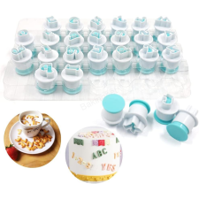  Kisbetűs sütemény kiszúró fondant forma sütés és főzés