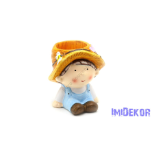  Kisfiú kaspó 10,4x9,5x11,8 cm 6791 dekorációs kellék
