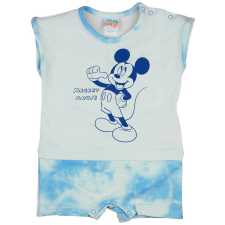 Kisfiú napozó batikolt pamut anyagból Mickey egér mintával rugdalózó