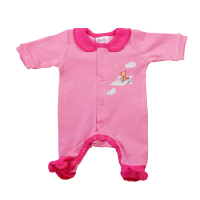  Kislány rugdalózó – Maci mintával, elöl patentos rugdalózó