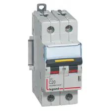  Kismegszakító 2C20A 16kA DX3-DC 409569 Legrand villanyszerelés