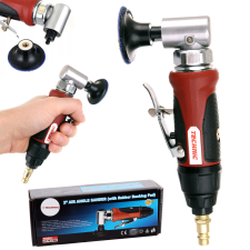 Kisméretű pneumatikus sarokcsíszoló gumitárcsával Technic AT-7037DN 50 mm-es tárcsával pneumatikus szerszám