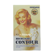 Kiss Beauty Highlight Contour Palette - 1 arcpirosító, bronzosító