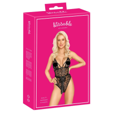 Kissable - csipke body (fekete) body