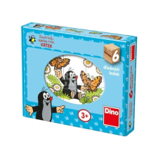  Kisvakond 6 Fakocka kirakó -DINO puzzle, kirakós