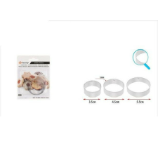  KISZÚRÓ FÉM 3DB-OS KEREK 3,5 / 4,5 / 5,5CM konyhai eszköz