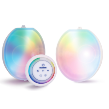  Kit 2xFlexi Plug&amp;Play lampa + távirányító 12V AC medence kiegészítő