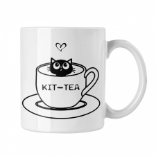 Kit-Tea - Fehér Bögre bögrék, csészék