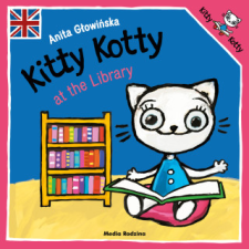 Kitty Kotty at the Library wer. angielska – Anita Głowińska idegen nyelvű könyv