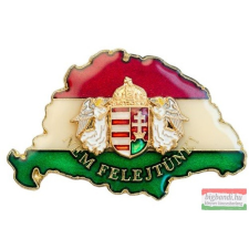  Kitűző - Nagy Magyarország, PFZ angyalos címerrel kitűző