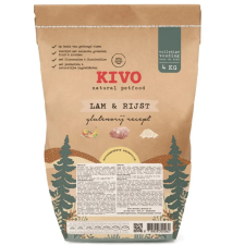 KIVO – Hidegen sajtolt Gabonamentes Száraztáp – Bárány & Rizs 4kg kutyaeledel