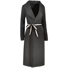 Kixmi Hosszú női pulóver KIXMI ROSAMUNDA SÖTÉTSZÜRKE MELANZS méret: M