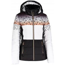 Kixmi Női téli kabát KIXMI VANIKA FEKETE/FEHÉR méret: 4XL