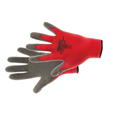 Kixx ROCKING RED kesztyű nylon latex piros 8 védőkesztyű