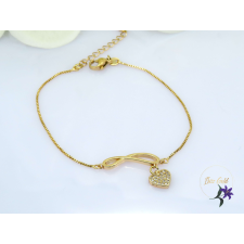  Klarissz antiallergén végtelen jeles karkötő-18K karkötő