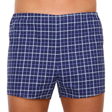 Klasszikus férfi bő szárú boxeralsók Foltýn kék extra többszínű (KN79) 9XL férfi alsó