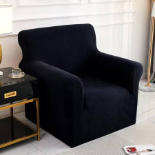  Klasszikus Fotel Huzat (enyhén vízlep., fekete) lakástextília