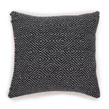  Klasszikus Párnahuzat - Fekete Labirintus - 40x40cm lakástextília