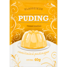 Klasszikus Vanília ízű puding 40g alapvető élelmiszer