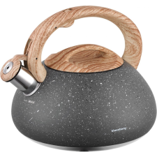 Klausberg KB-7250 Teáskanna, Sípszóval - 2.7L - Szürke (KB-7250) vízforraló és teáskanna