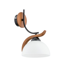 KLAUSEN Bran AP1 barna-fekete falikar (KL101031) E27 1 izzós IP20 világítás