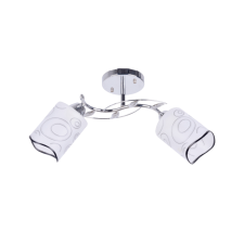 KLAUSEN Dots 2 króm mennyezeti lámpa (LY-3121) E27 2 izzós IP20 világítás